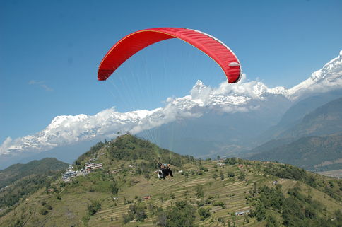 Skrmflygning i Nepal